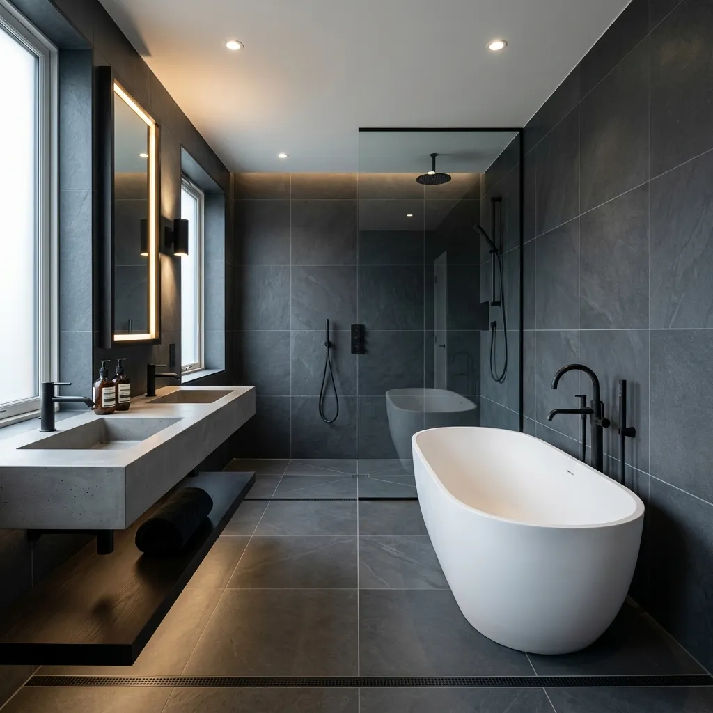 Bespoke luxury bathroom renovation showcase by AMP